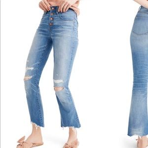 madewell Cali Demi Boot Jeans